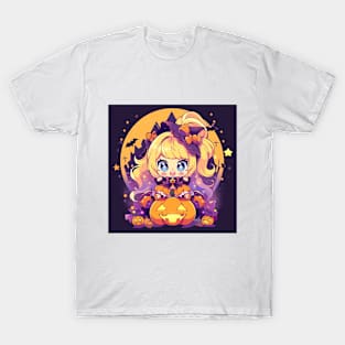 chibi girl halloween T-Shirt